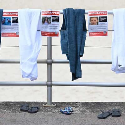 Posters of Israeli hostages vandalised at Bondi Beach