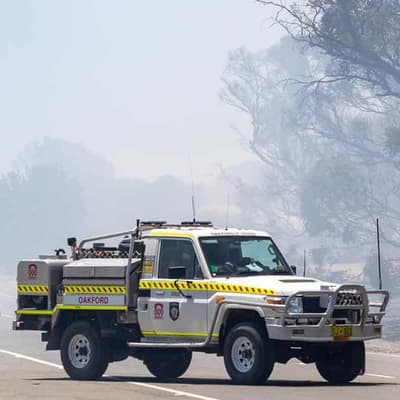 Bushfire warning for WA highway downgraded