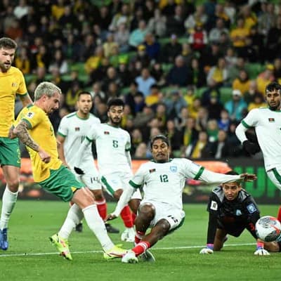 Socceroos thrash Bangladesh 7-0 in first WC qualifier