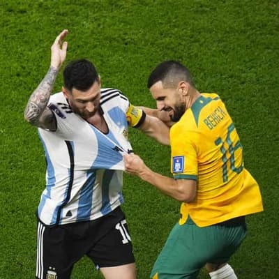 Messi's World Cup Socceroo shirt on sale - for millions