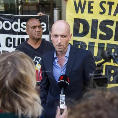 Activists fight charges over foiled Woodside protest