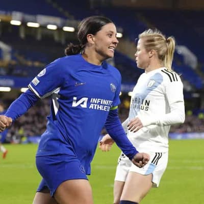 Kerr hat-trick spurs Chelsea to Champions League win