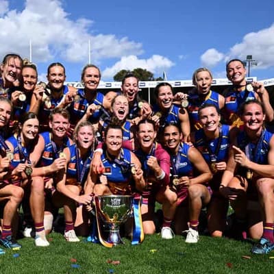 Lions thrive on underdog tag to claim second AFLW flag